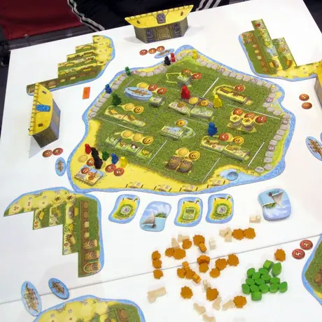 Essen 2011: In the middle of the game.