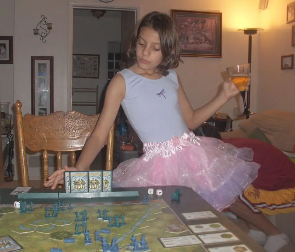 My wife wont play this game, but my Daughter 8 is my new vicious opponent.