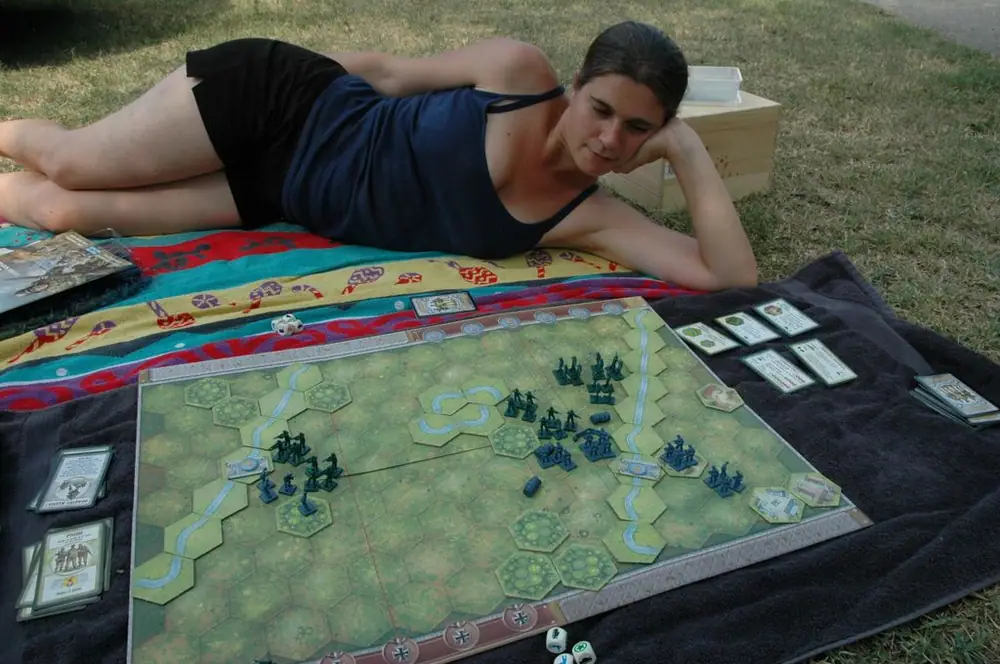 playing on holiday in Italy