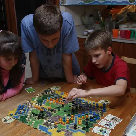 My kids are deep into a game.