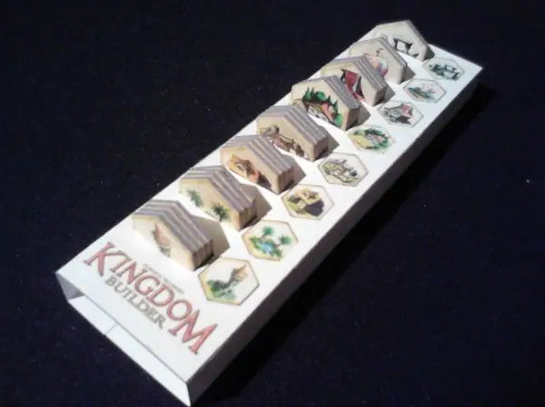 My Kingdom Builder Token holder. (I hate loose pieces.)