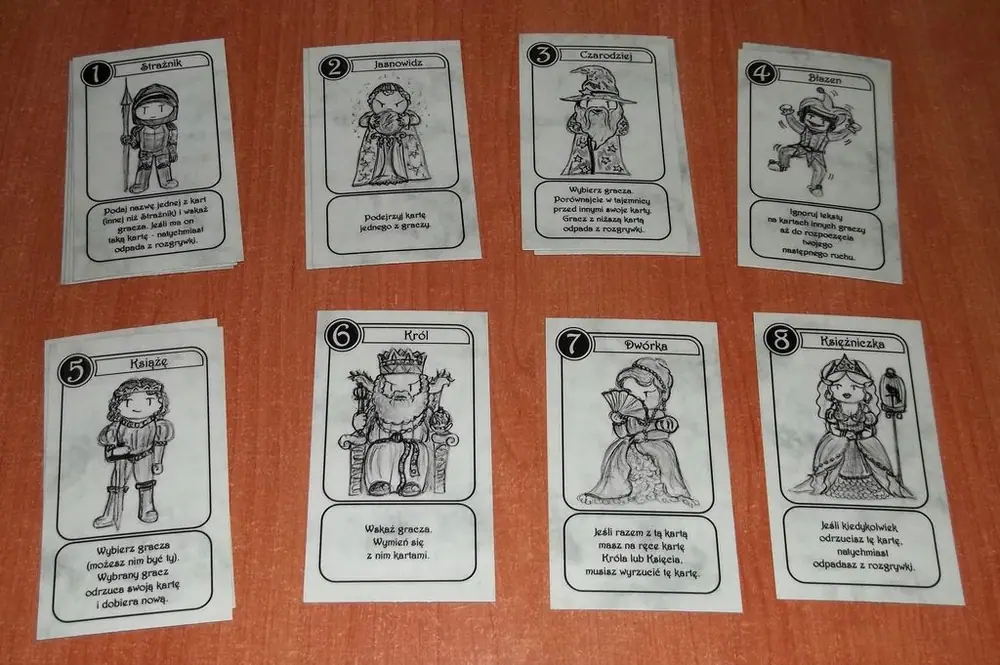 My home-made pl version with drawings of my 16 year old daughter - she drew these 8 persons in 40 minutes :-)