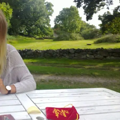 Playing Love Letter with my lovely girlfriend.