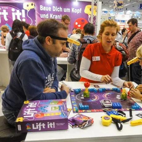 Lift it! at the SPIEL 2014 in Essen.
