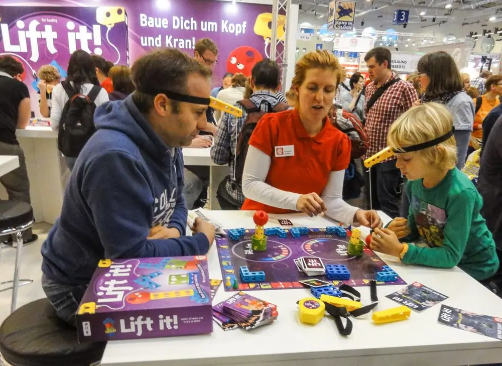 Lift it! at the SPIEL 2014 in Essen.