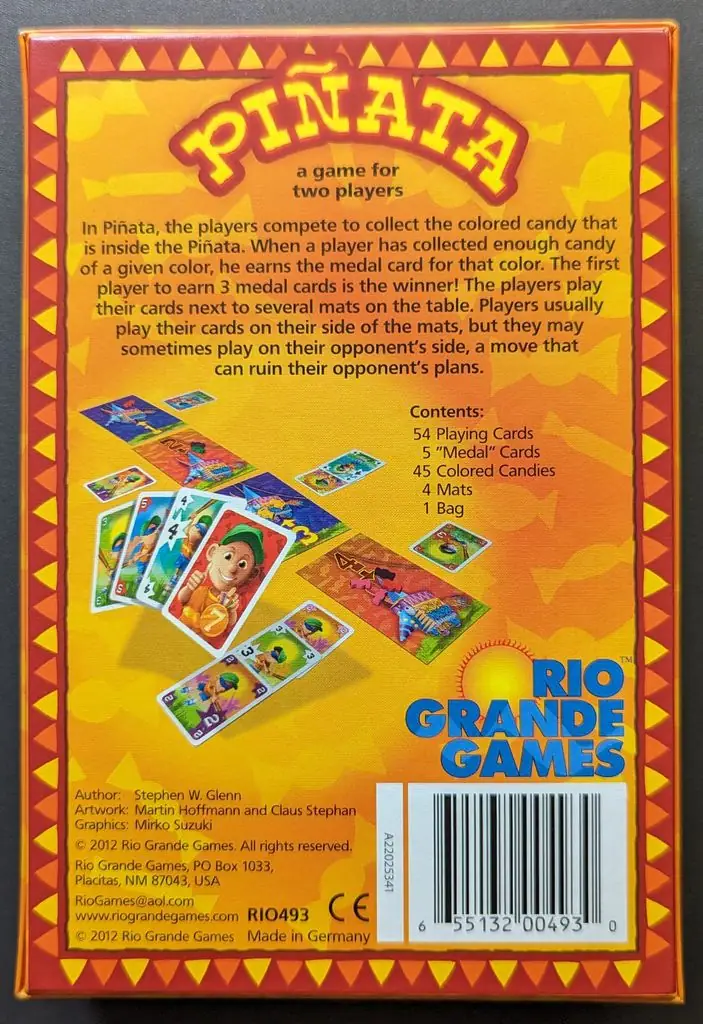 English box back. (2nd edition.)