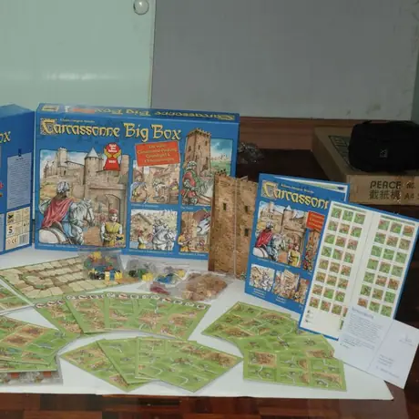 Everything in Carcassonne Big Box