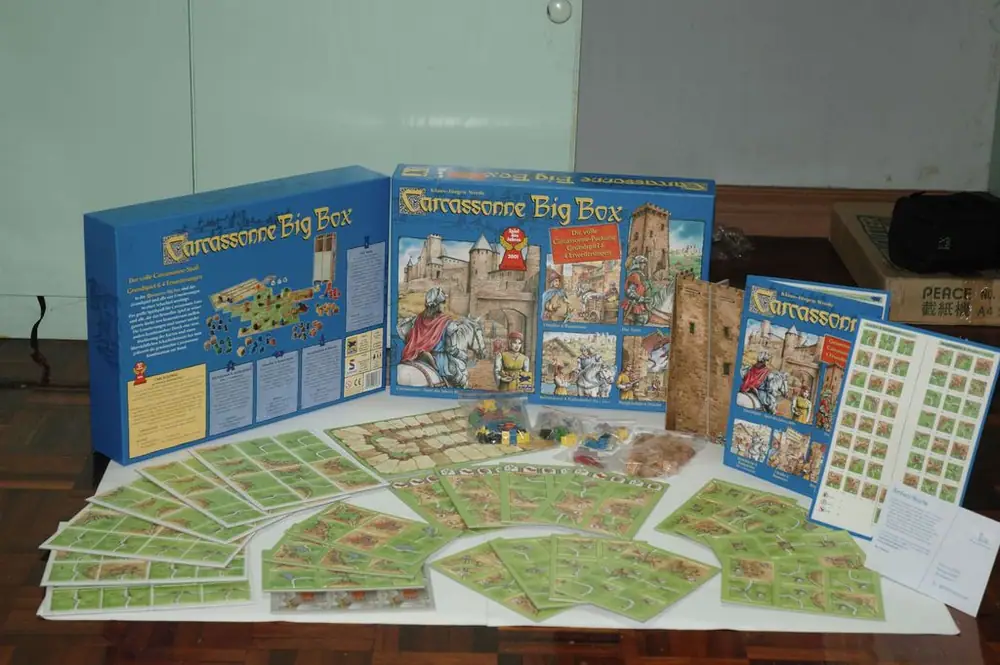 Everything in Carcassonne Big Box