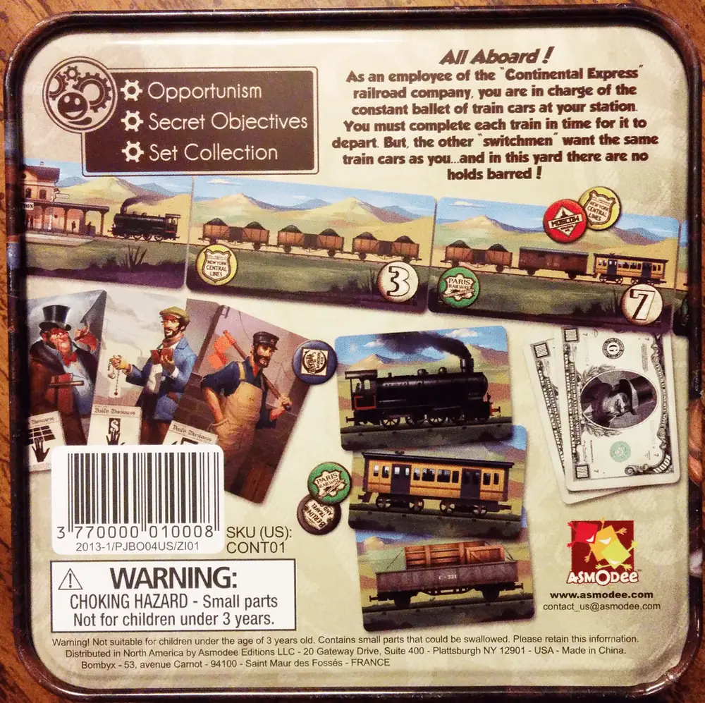 The 2013 English First Edition back cover