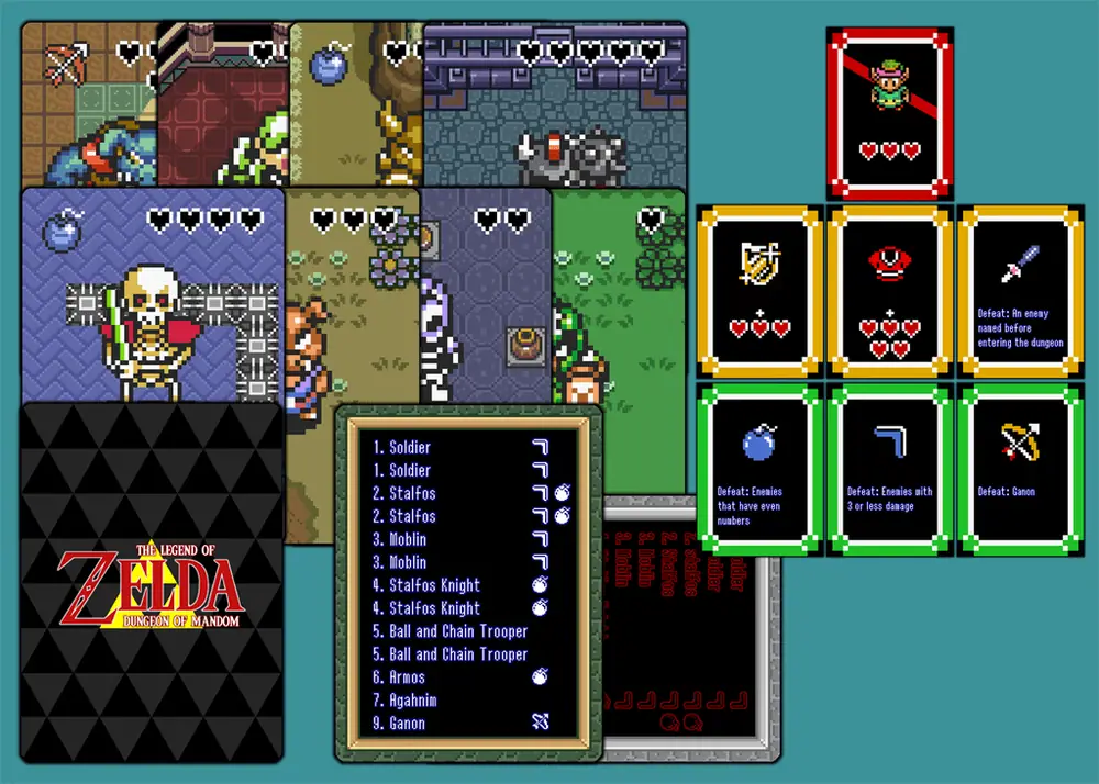Legend of Zelda: Link to the Past retheme for Dungeon of Mandom.