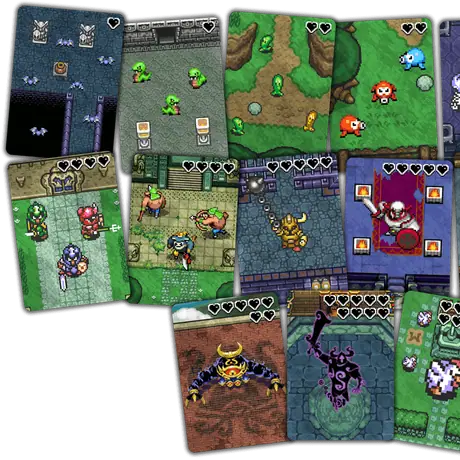 The Enemy cards for my Legend of Zelda: Four Swords re-theme.