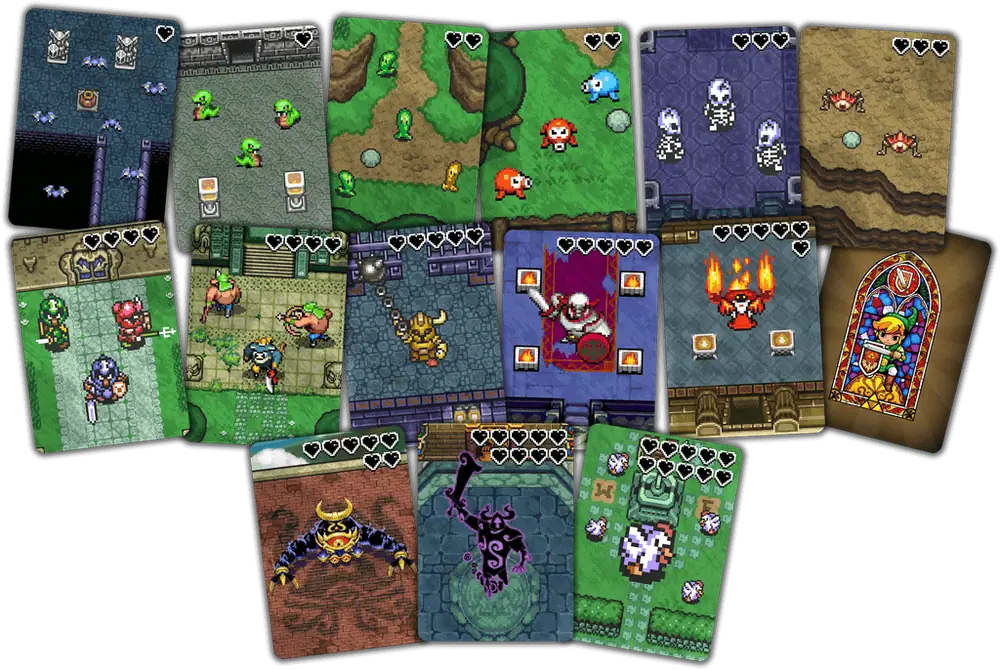 The Enemy cards for my Legend of Zelda: Four Swords re-theme.