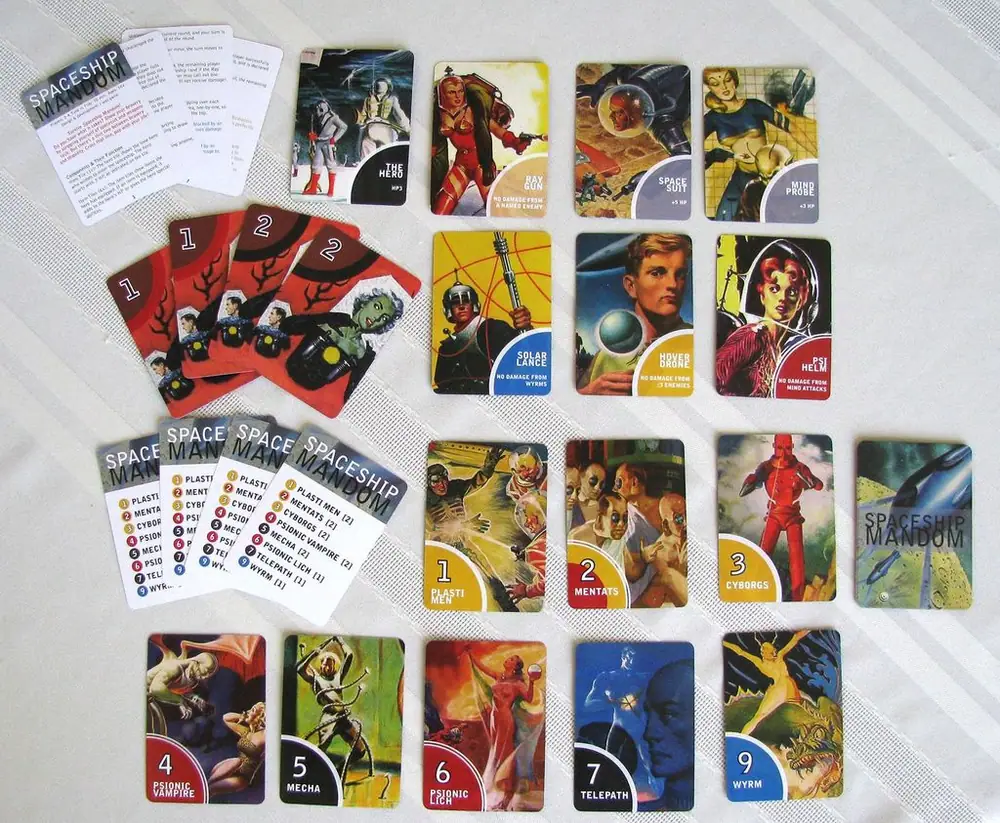 Spaceship Mandom.  Todd Sanders' vintage scifi retheme.  I revised the Ref cards in my set.