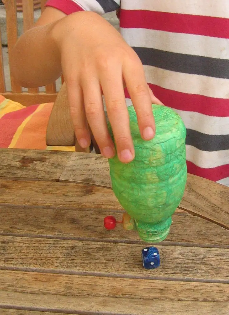 Prototype of author, second dice machine