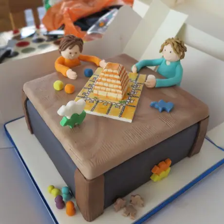 Camel Up cake for the Reading Boardgame Social 1st Birthday!
