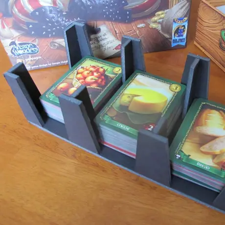 Replacement foamcare card tray. It has no back and has a raised bottom for easier card access.
