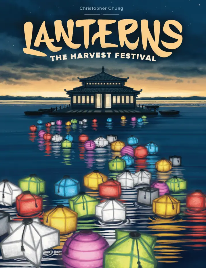 Lanterns: The Harvest Festival, Foxtrot Games/Renegade Game Studios, 2015 — front cover (image provided by the publisher)