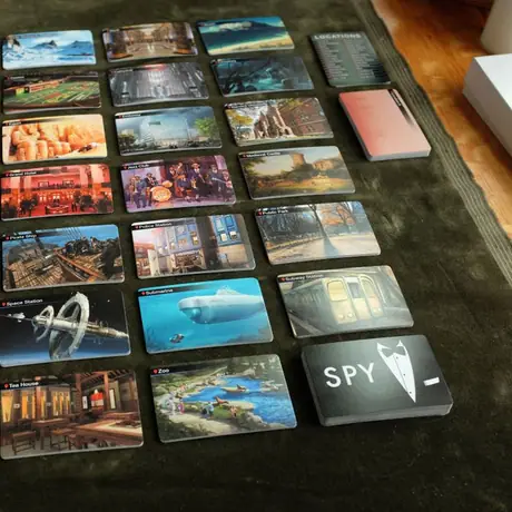 Homemade Spyfall - All of the locations
