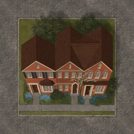 final tile art (house tile)