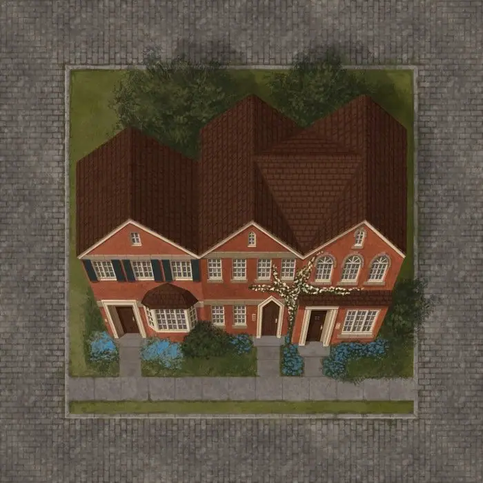final tile art (house tile)