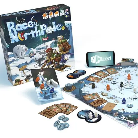 Race to the North Pole 2nd edition components