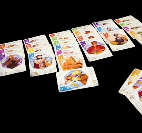 played card