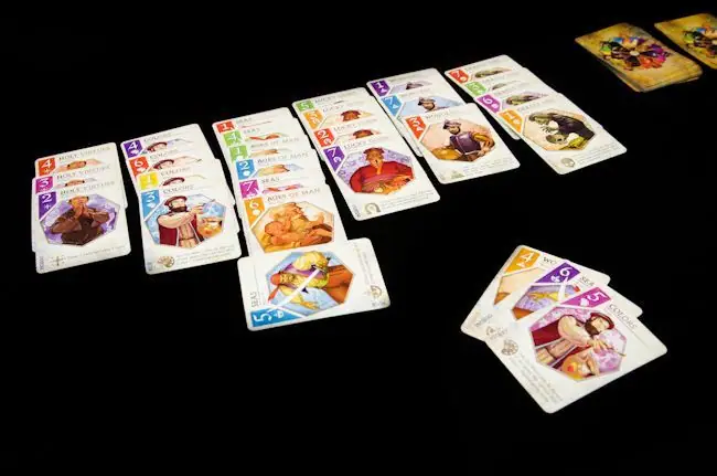 played card