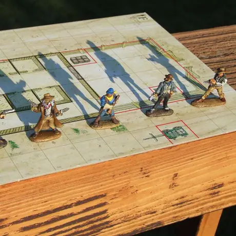 select painted figures for Cowboys: The Way of the Gun