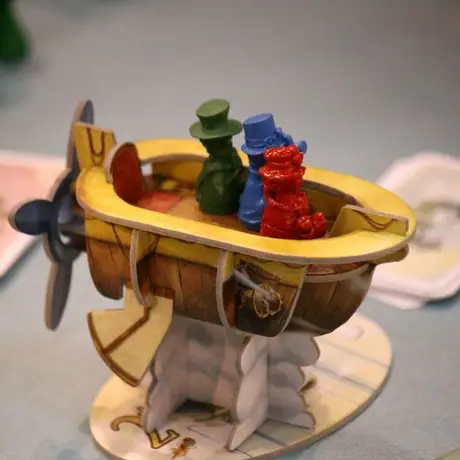 On the aircraft with a team of adventurers to perform many trips through the cities of Celestia @ Spiel in Essen 2015
