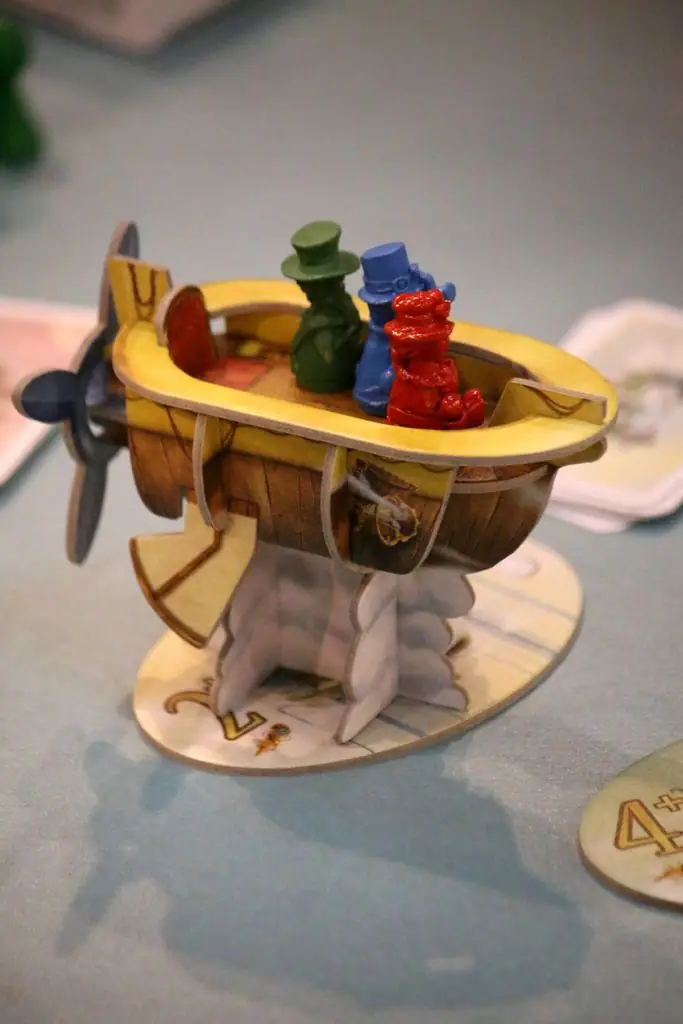 On the aircraft with a team of adventurers to perform many trips through the cities of Celestia @ Spiel in Essen 2015