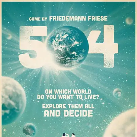 Fan art poster for 504 board game by Paweł Niziołek / www.facebook.com/notbadposters / twitter.com/pawelniziolek