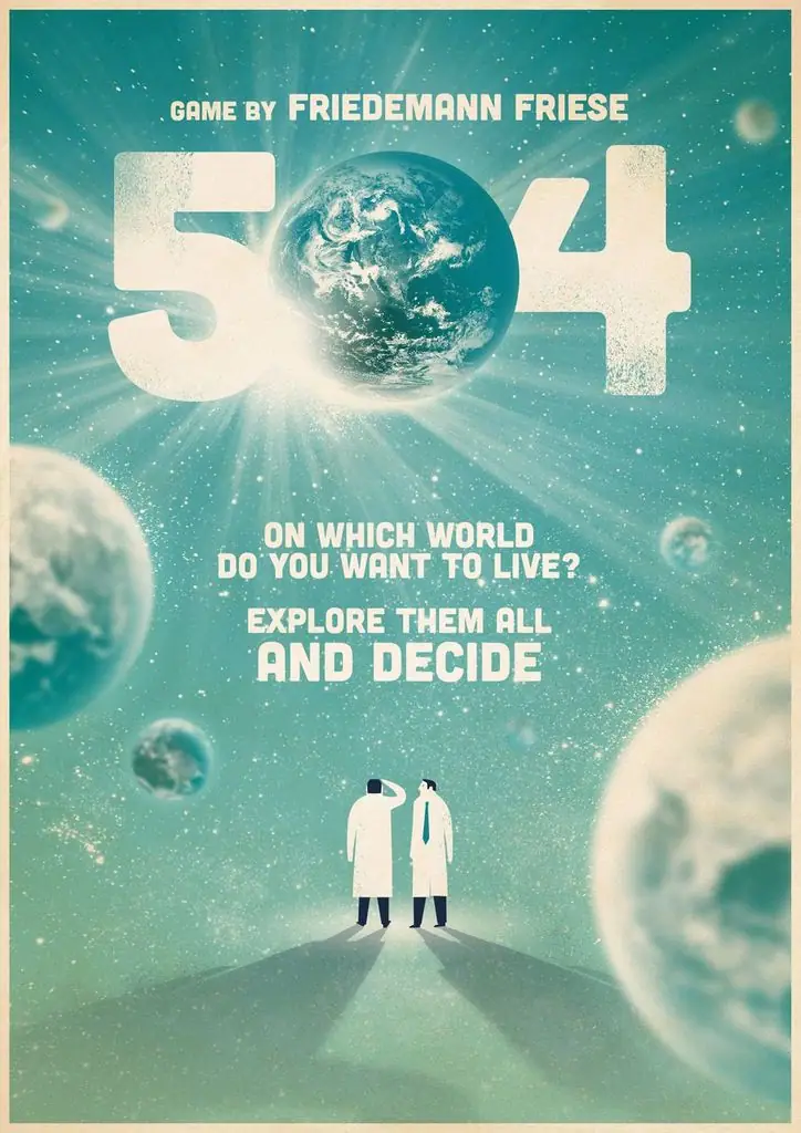 Fan art poster for 504 board game by Paweł Niziołek / www.facebook.com/notbadposters / twitter.com/pawelniziolek