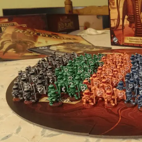 Painted Mission: Red Planet minis, all 132 of them.