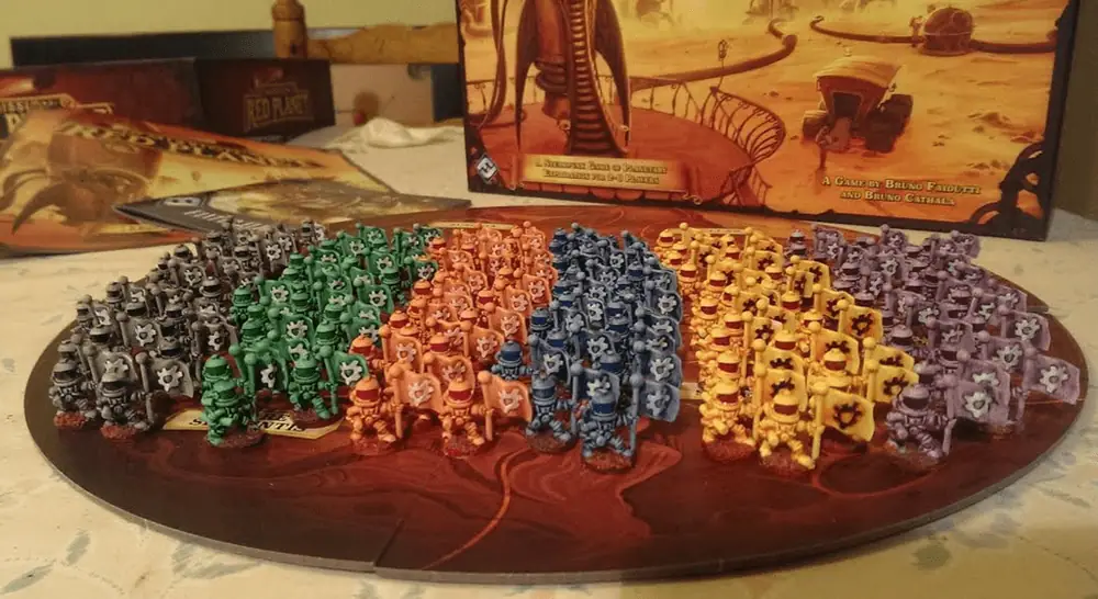 Painted Mission: Red Planet minis, all 132 of them.