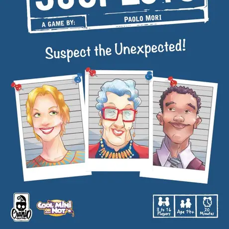 Unusual Suspect, Cool Mini Or Not, 2016 — front cover (image provided by the publisher)