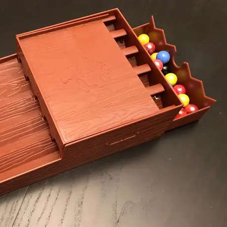 The 2nd edition plastic dispenser...with built in storage!