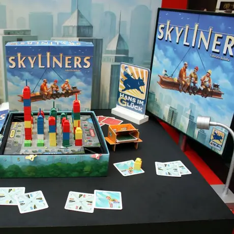 Skyliners on display at Spiel 2015, Essen (press room)
