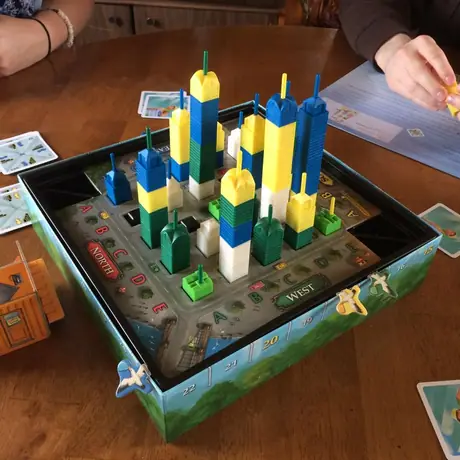 Skyline city at the end