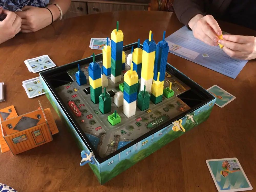Skyline city at the end
