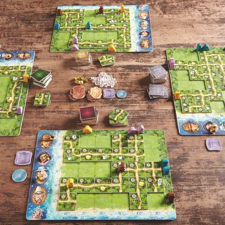 Karuba, HABA, 2015 — components on display (image provided by the publisher)