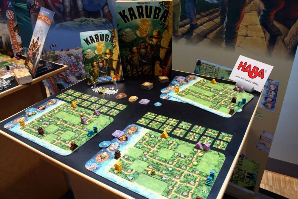 Karuba on display at Spiel 2015, Essen (press room)