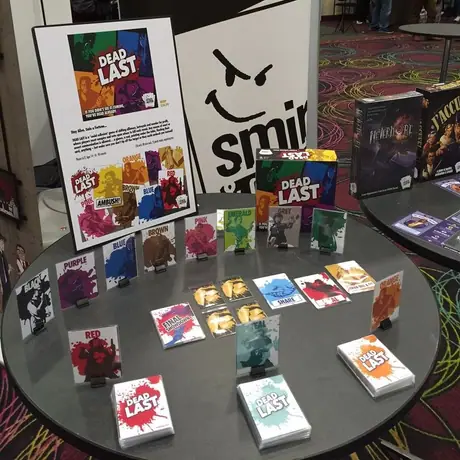 Game components (final prototype) displayed at GAMA2016