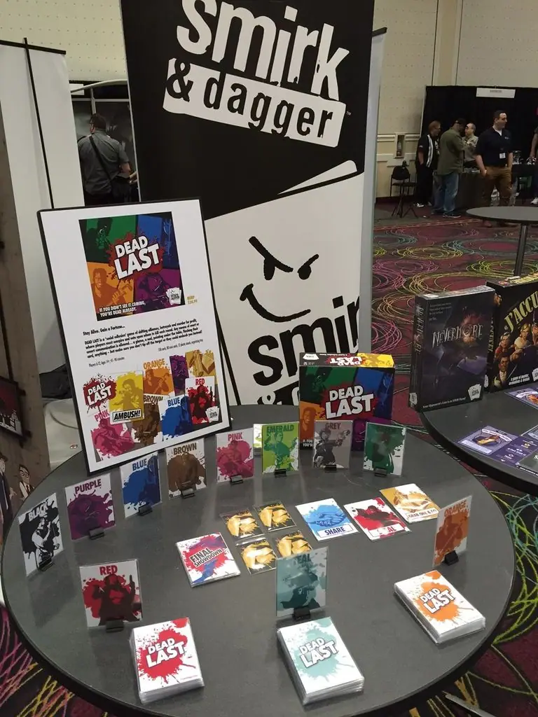 Game components (final prototype) displayed at GAMA2016