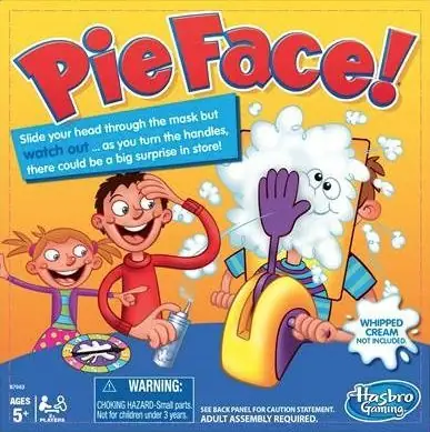 Pie Face, Hasbro, 2015 (image provided by the publisher)
