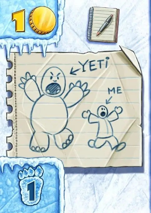Yeti - 1st sighting with a sketch-book (Pegasus Spiele, 2016)
