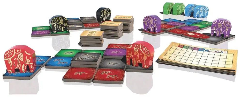 Kerala: Der Weg der Elefanten, KOSMOS, 2016 — gameplay situation (image provided by the publisher)
