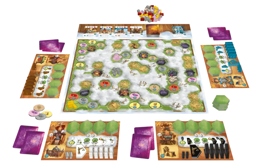 Boardgame and components