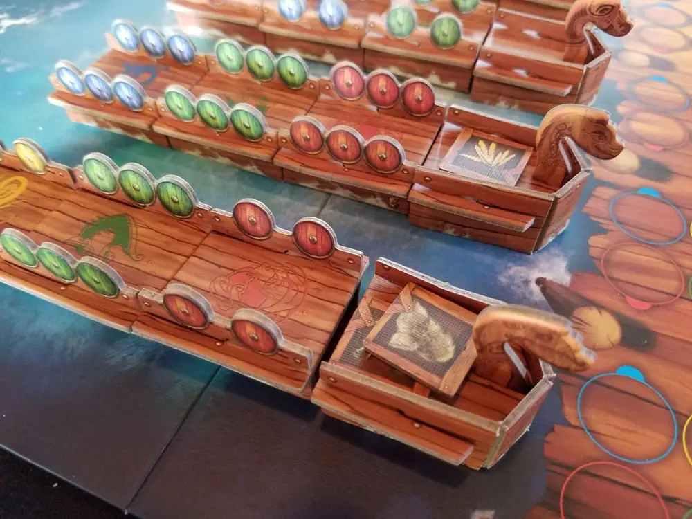 Ships laden with goods