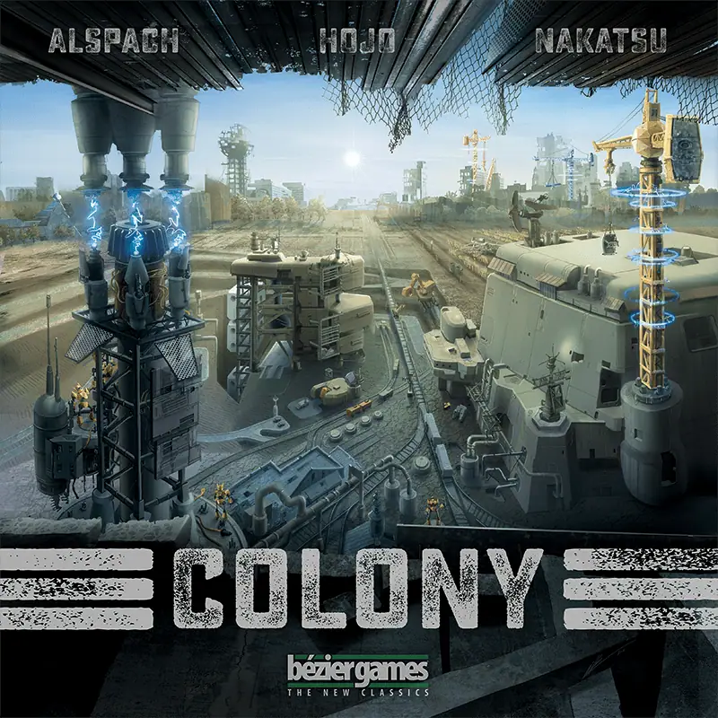Colony, Bézier Games, Inc., 2016 — front cover (image provided by the publisher)