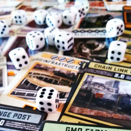 Dice and cards